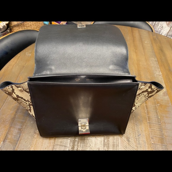 Celine Python Trapeze Bag - Picture 4 of 9